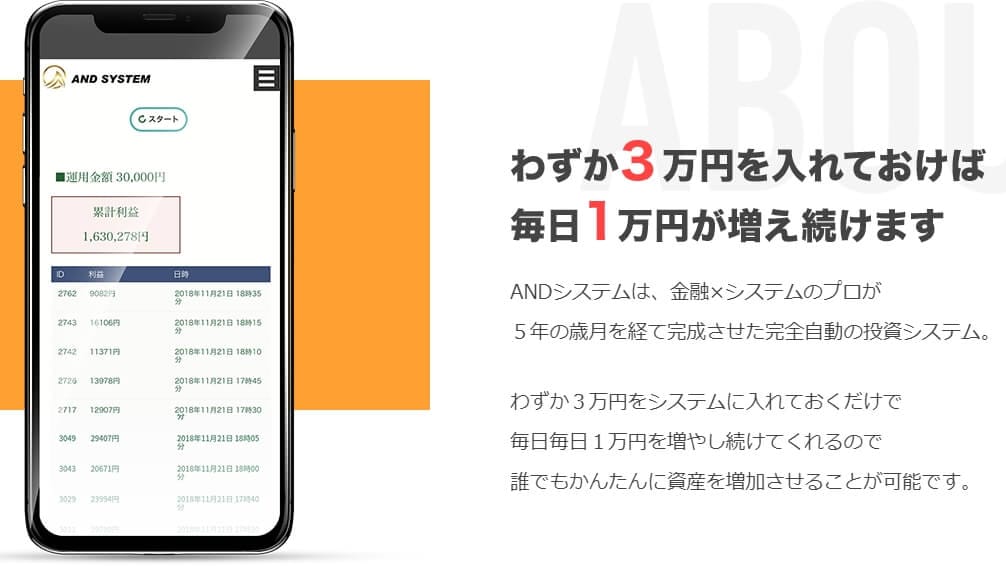 AND(アンド)システムの説明画像""