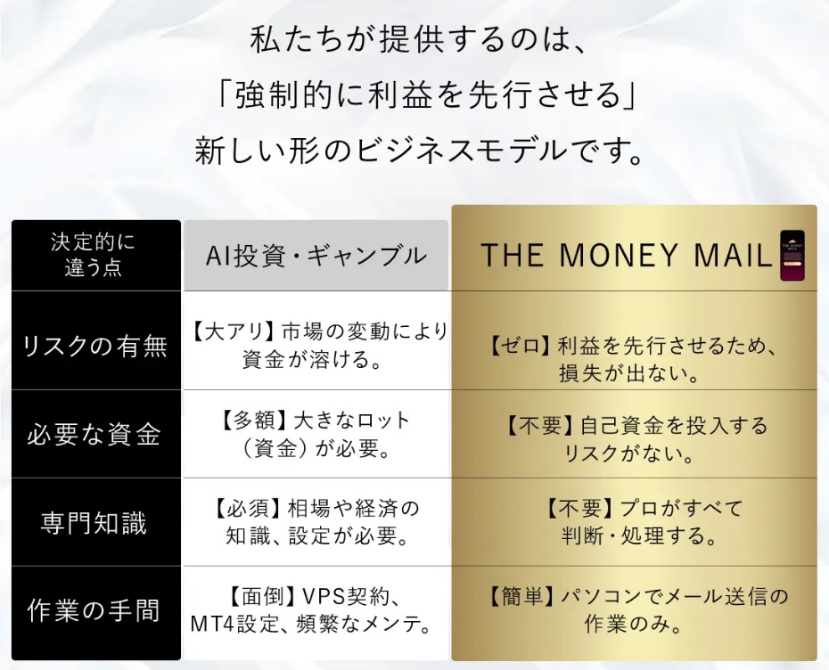 利益先行型ビジネスTHE MONEY MAIL