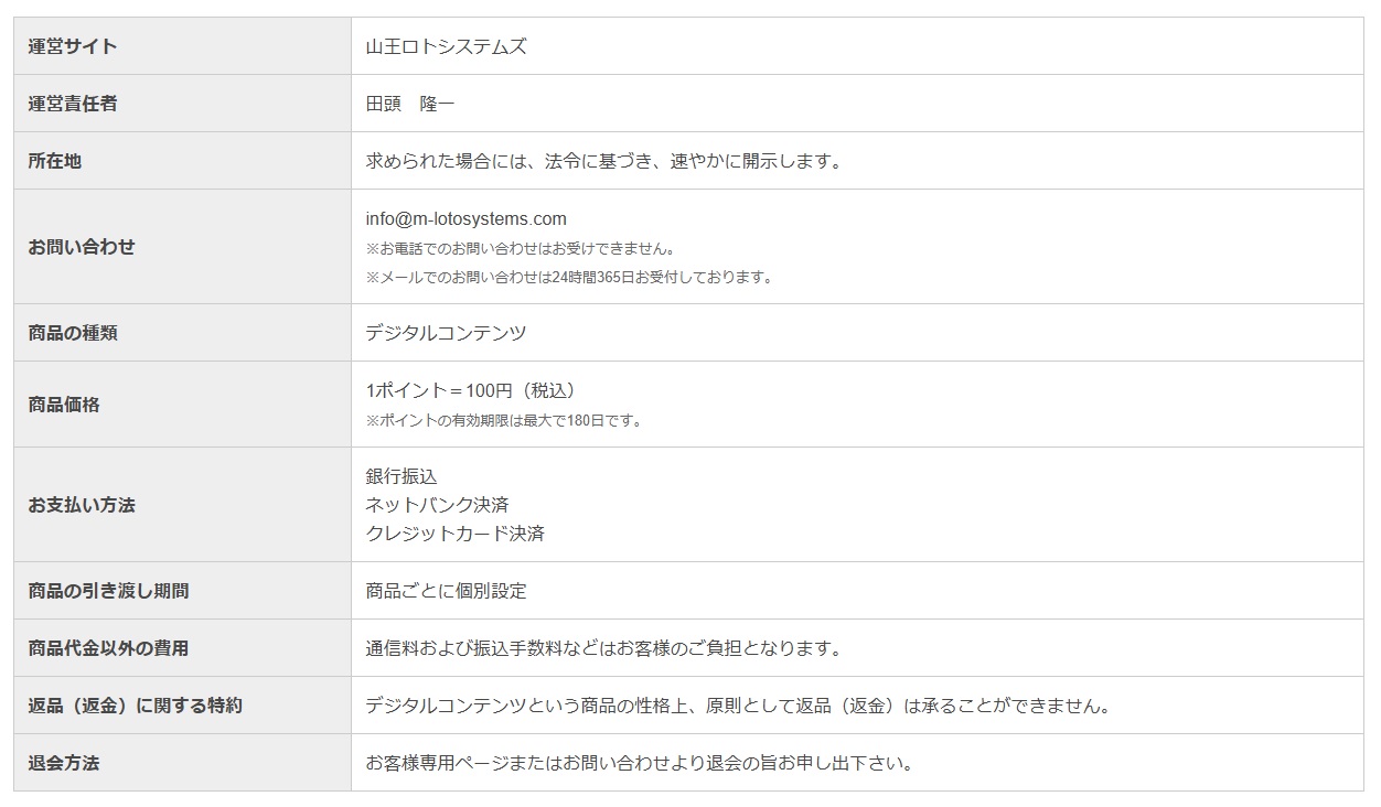 山王ロトシステムズ